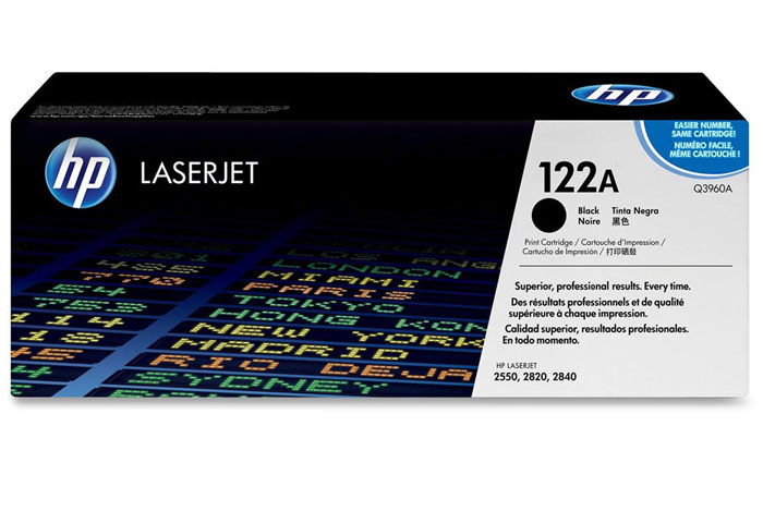 Картридж HP™ ColorLaserJet 2550/2820/2840(122A/Q3960A), Black, 5k, (o)