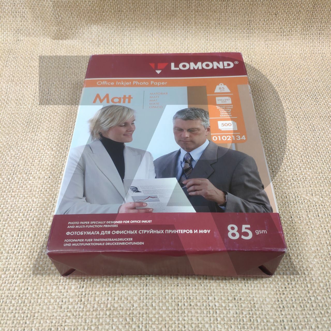 Фотобумага LOMOND™ Двусторонняя Матовая/Матовая, A4, 85 г/м2, 500 листов
