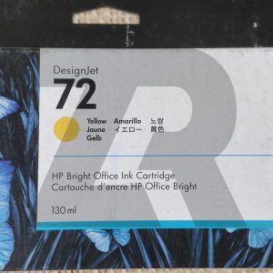 Картридж струйный, HP™ DesignJet T610/T620/T770/T790/T1100/T2300(72/C9373A), Yellow, 130ml, (o)